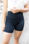 Make It Happen Biker Shorts - Black