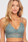 Love Affair Bralette - Dark Sage