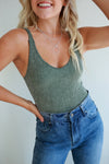 Born To Fly Crop Top - Dusty Sage