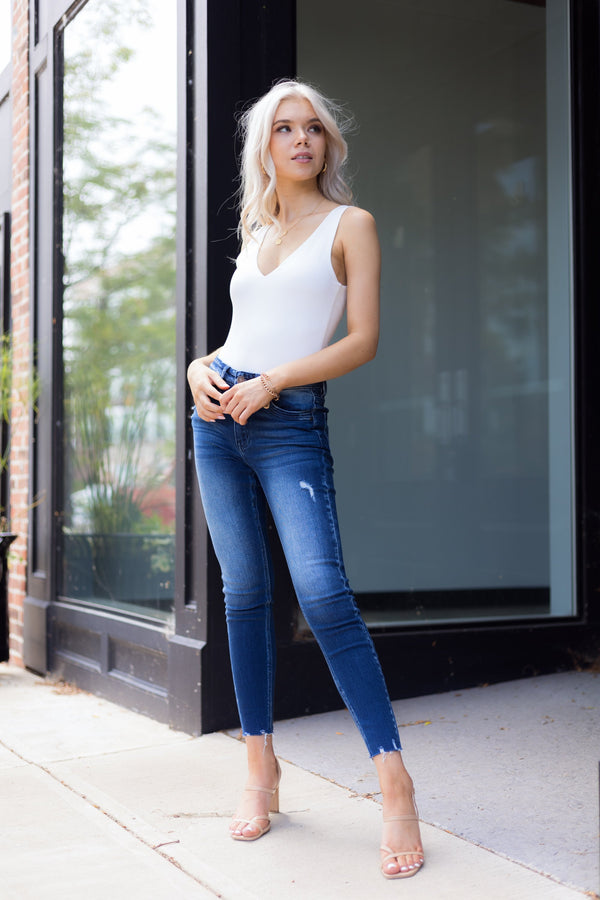 Break The Rules Bodysuit - Ivory