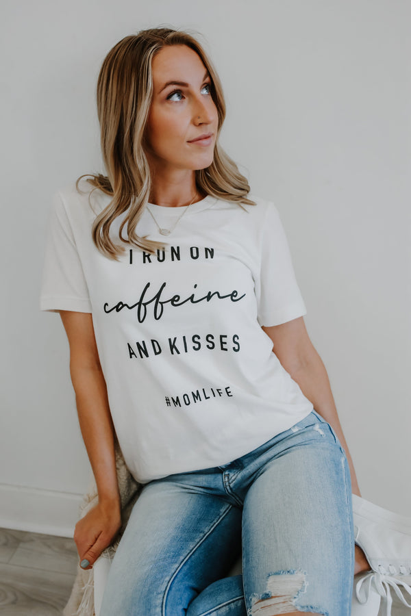 Caffeine & Kisses Graphic Tee