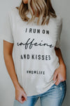 Caffeine & Kisses Graphic Tee