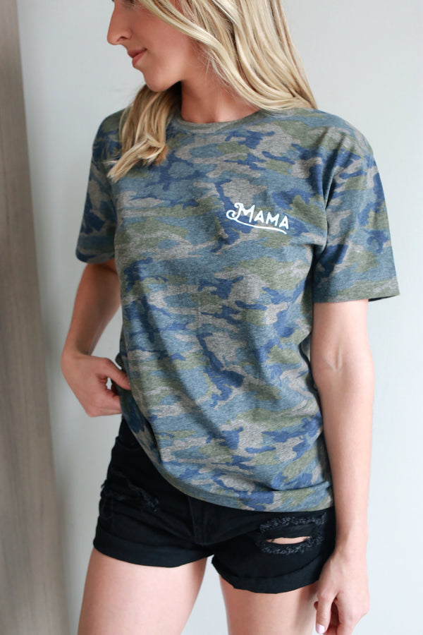 Camo Mama Graphic Tee