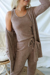 Carefree Living Cardigan - Mocha