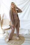 Carefree Living Cardigan - Mocha