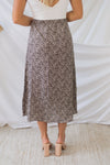 Chance To Romance Midi Skirt - Charcoal