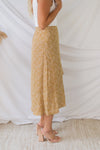 Chance To Romance Midi Skirt - Mustard