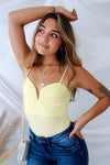 Don't Steal My Sunshine Bodysuit - Light Yellow