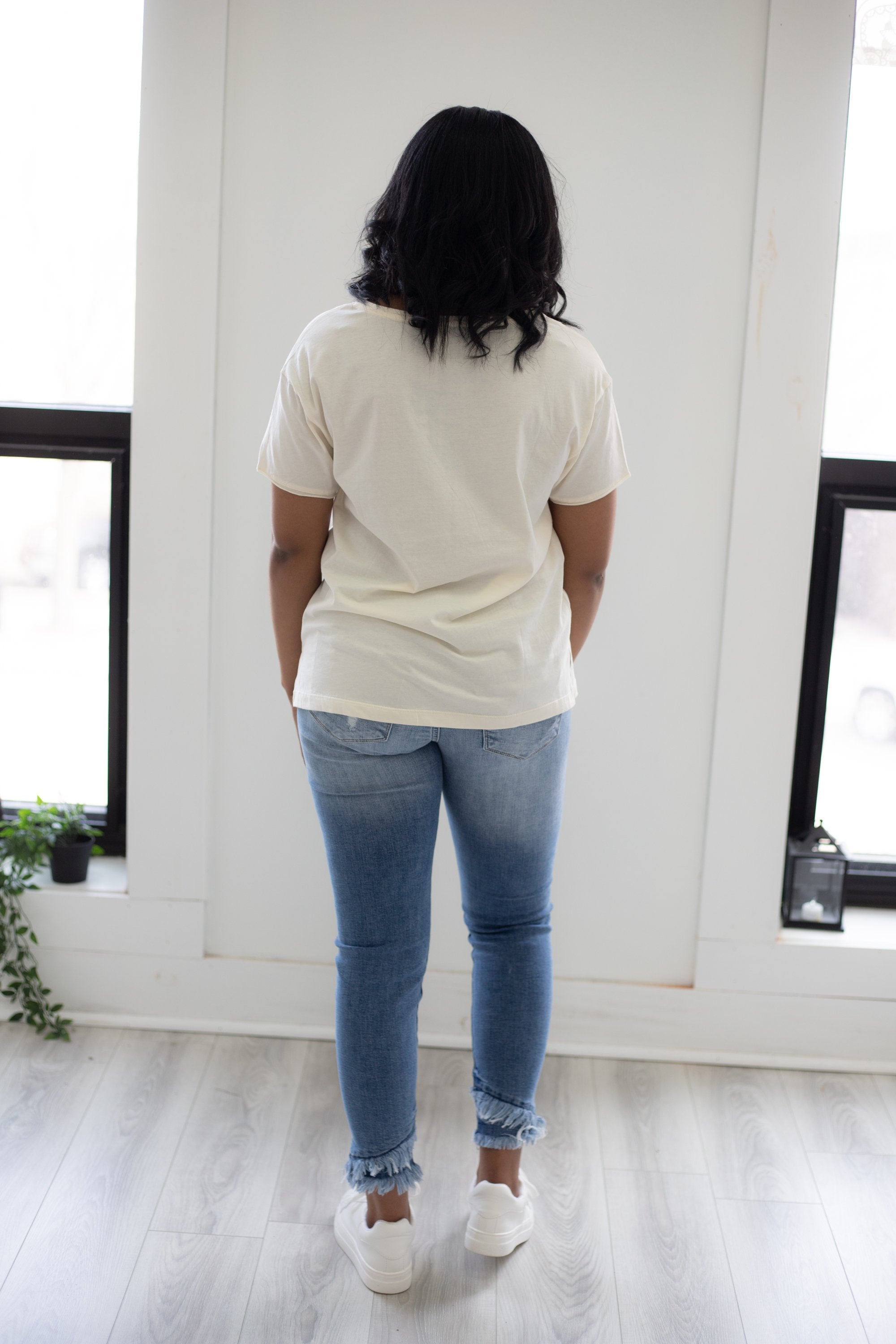 Don't Be Shy Tee - Cream