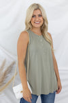 Effortless Lifestyle Tank - Light Sage