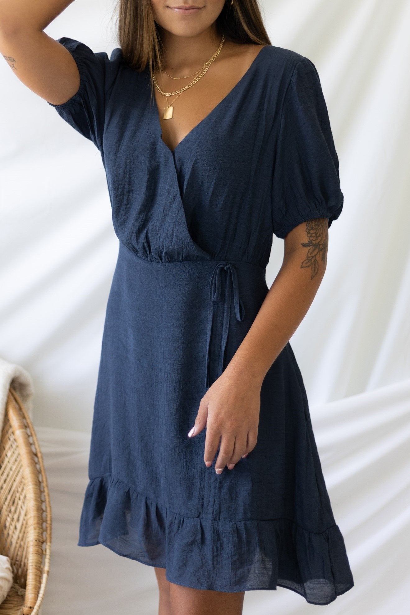 Flirty Favorite Dress - Navy