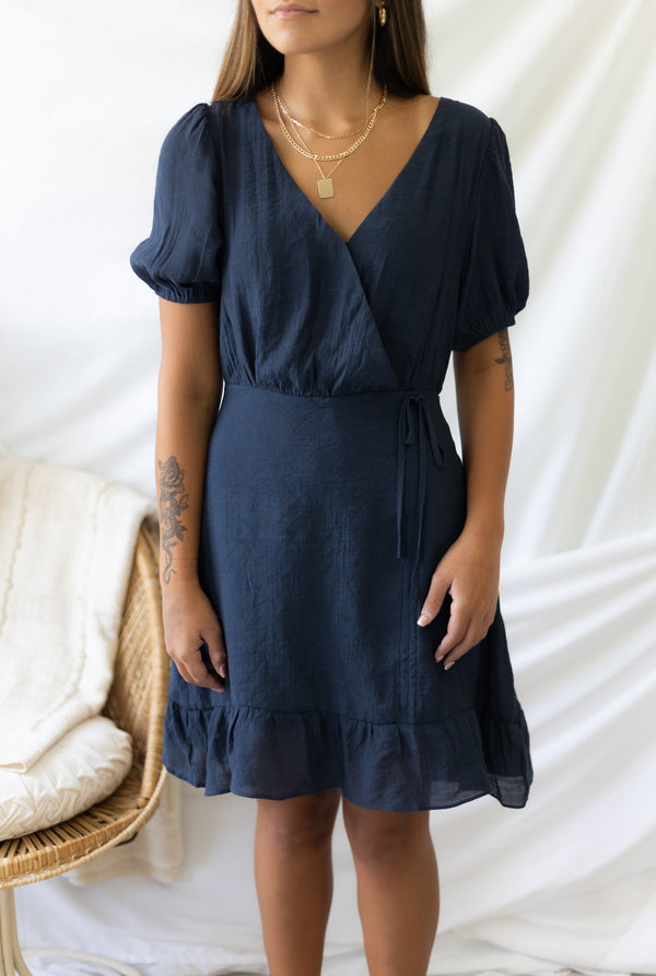 Flirty Favorite Dress - Navy