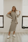 Forever Favorite Midi Dress - Heather Grey