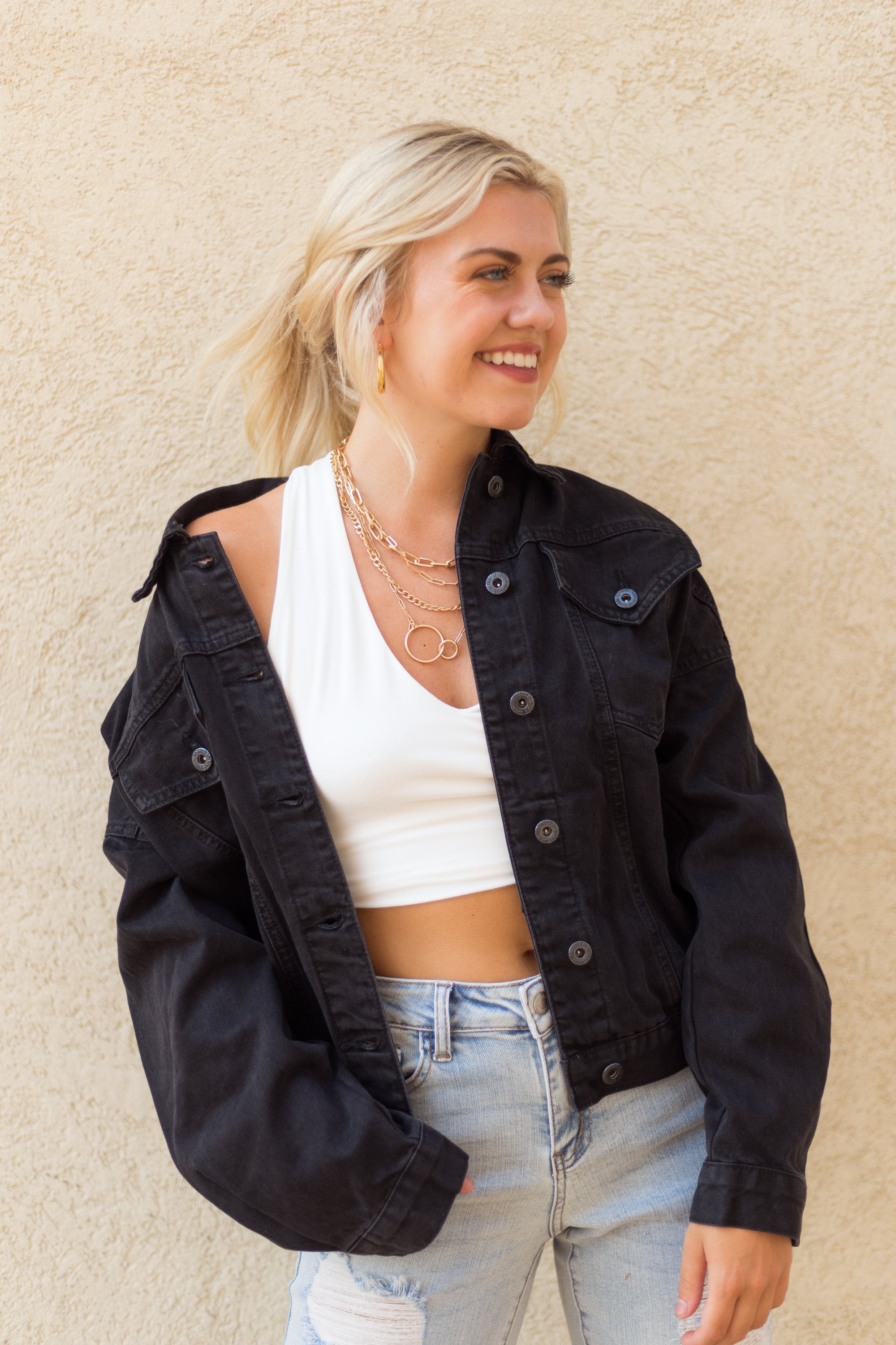 Lake Havasu Denim Jacket - Black