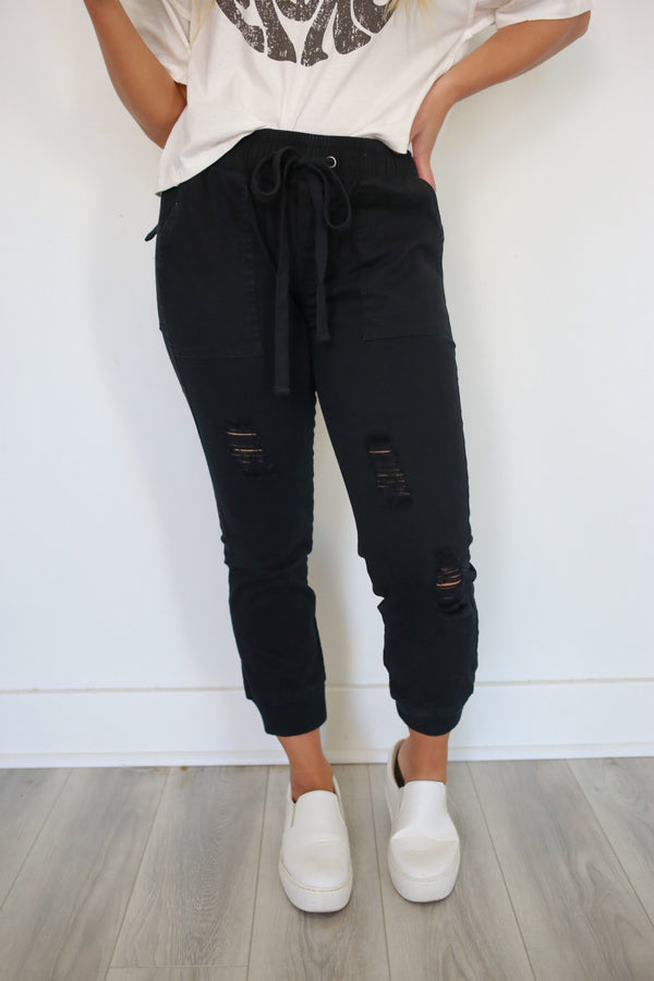 Lost Sparks Joggers - Black