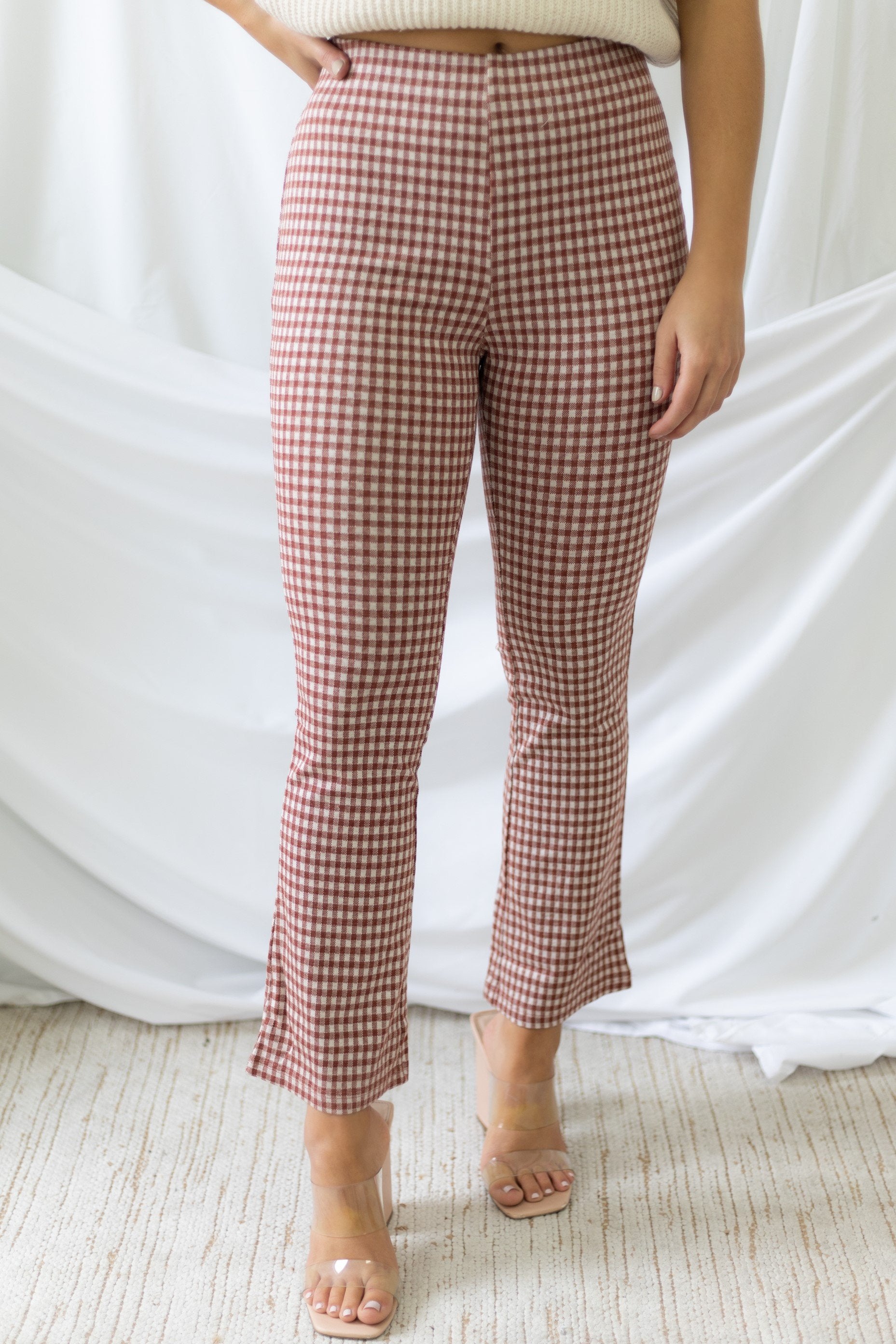 Minding My Business Pants - Spicy Red