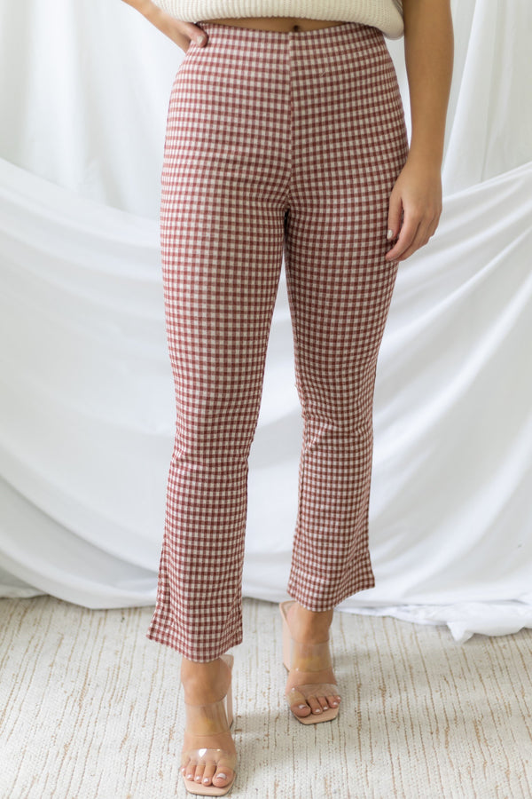 Minding My Business Pants - Spicy Red
