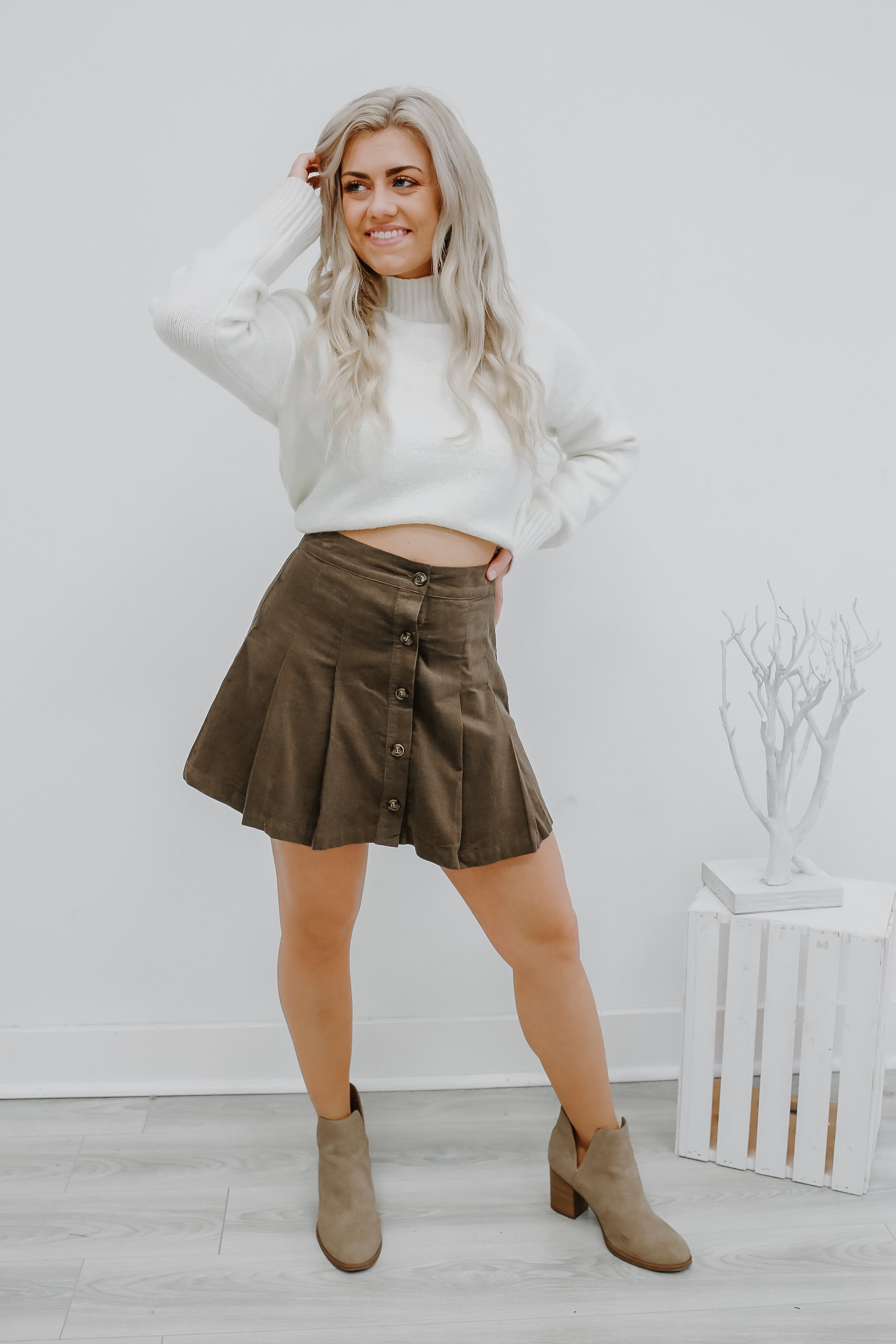 Nearest & Dearest Mini Skirt