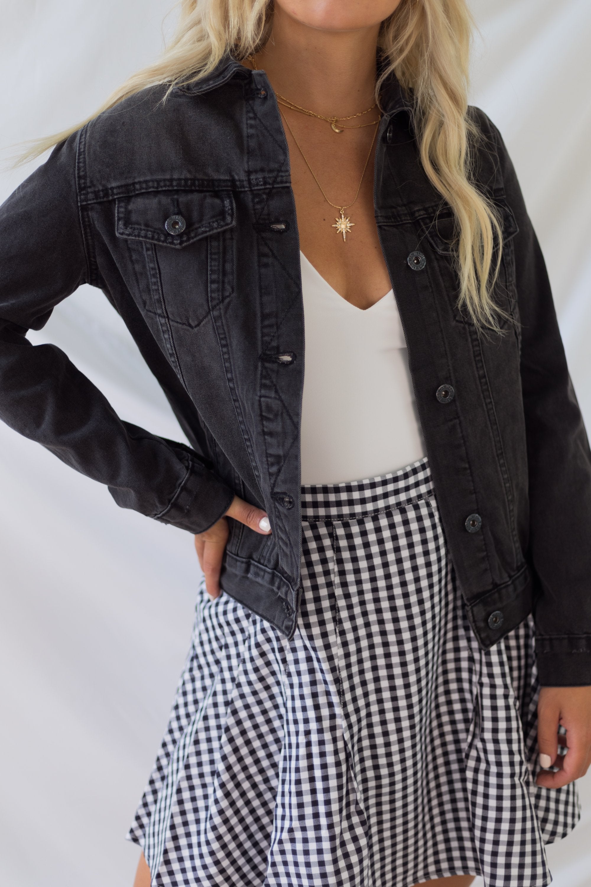 Santa Monica Denim Jacket - Black