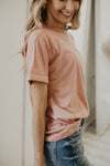 Simpler Times Tee - Blush