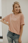 Simpler Times Tee - Blush