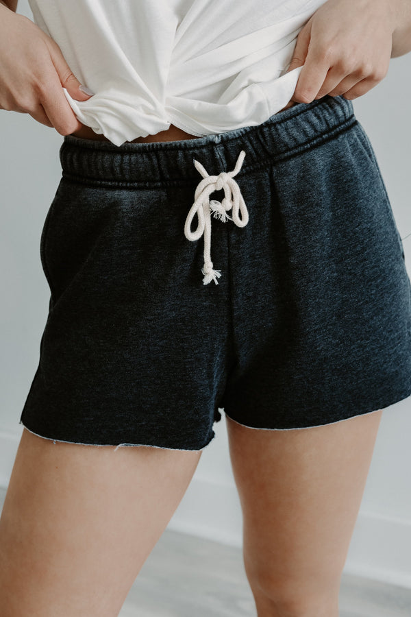 Time To Relax Shorts - Charcoal