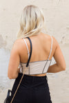 Welcomed Change Bustier Crop Top