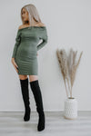 Cause For Celebration Dress - Olive